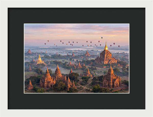 Bagan Temples At Sunrise