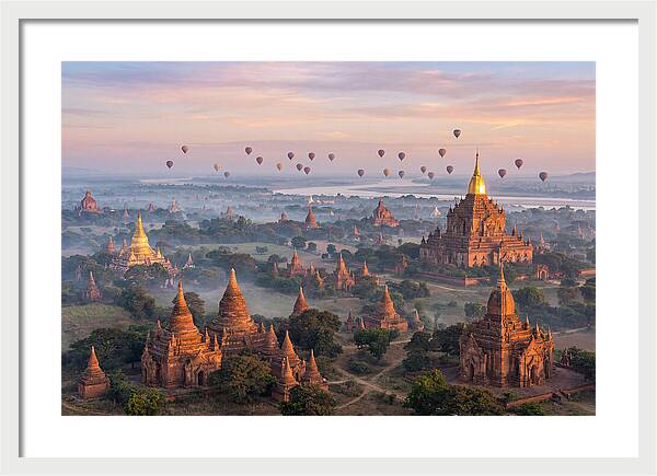 Bagan Temples At Sunrise