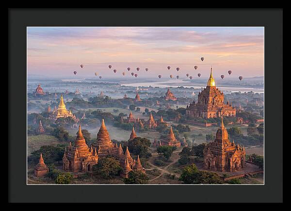 Bagan Temples At Sunrise