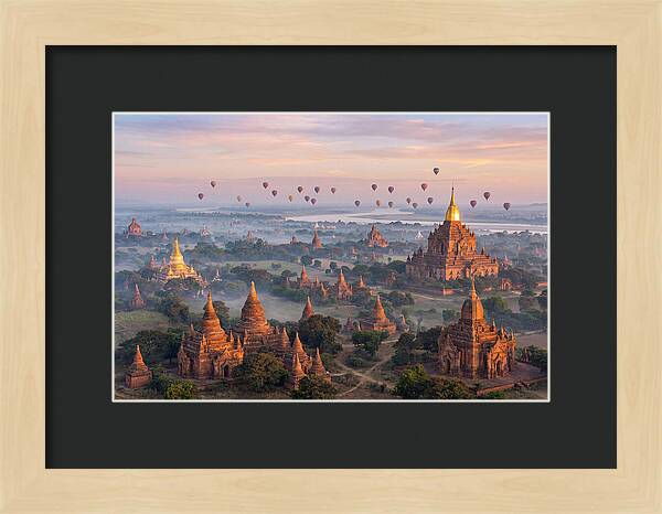 Bagan Temples At Sunrise