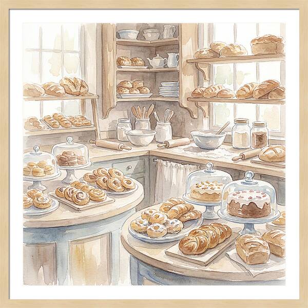 Bakery Bliss In Watercolor