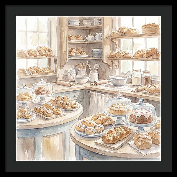 Bakery Bliss In Watercolor
