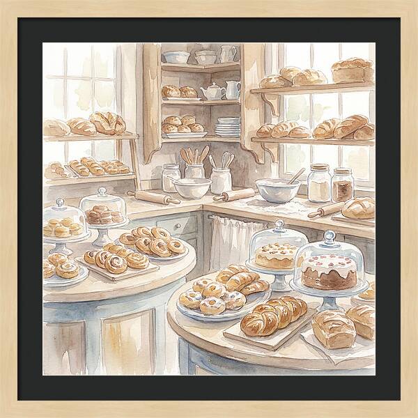 Bakery Bliss In Watercolor