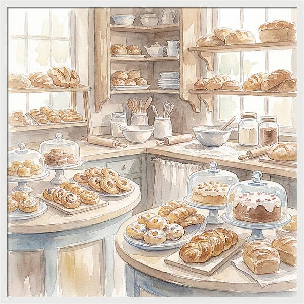 Bakery Bliss In Watercolor