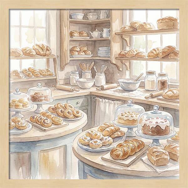 Bakery Bliss In Watercolor