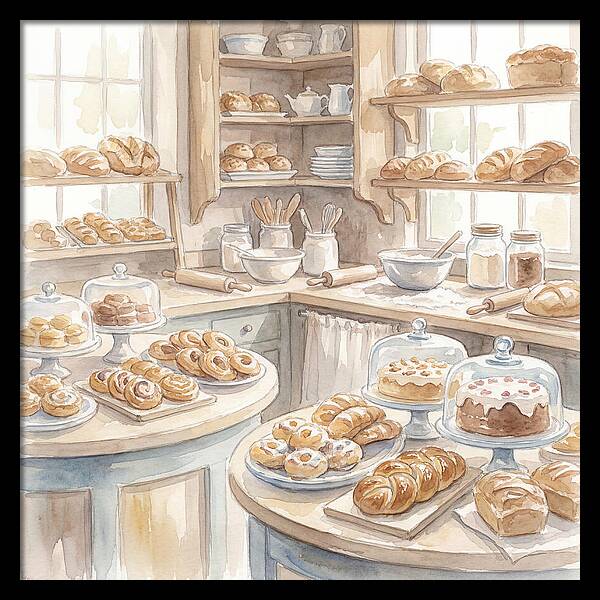 Bakery Bliss In Watercolor