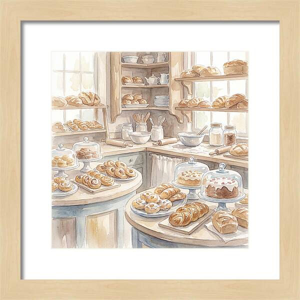 Bakery Bliss In Watercolor