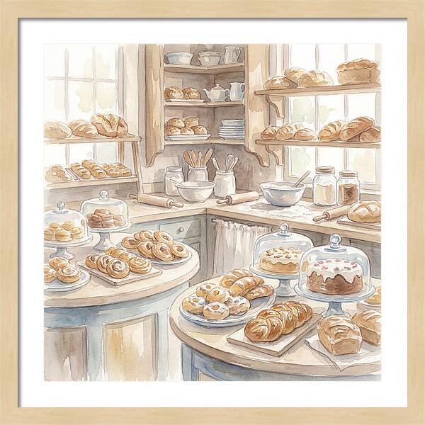 Bakery Bliss In Watercolor