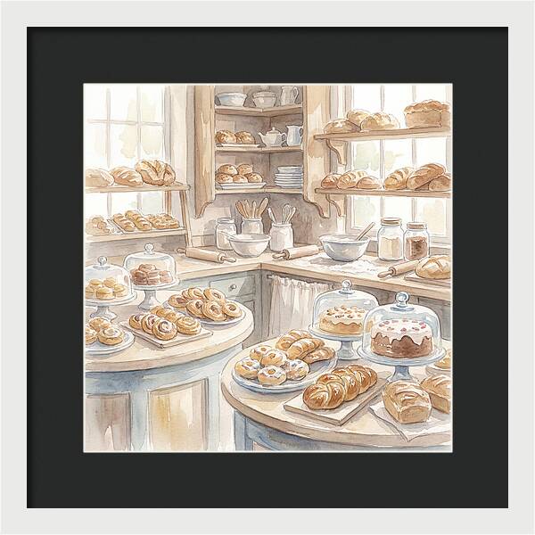 Bakery Bliss In Watercolor