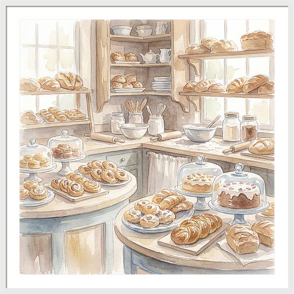 Bakery Bliss In Watercolor