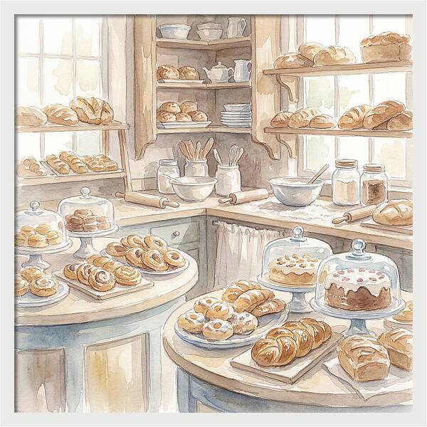 Bakery Bliss In Watercolor