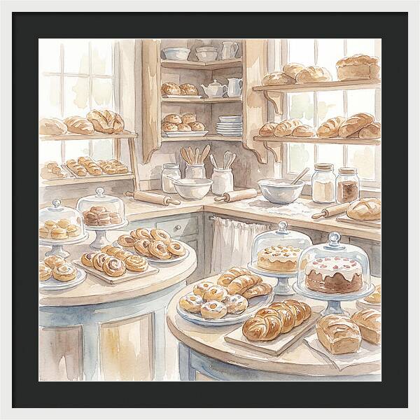 Bakery Bliss In Watercolor