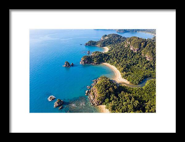 Bako National Park Coastline Aerial View