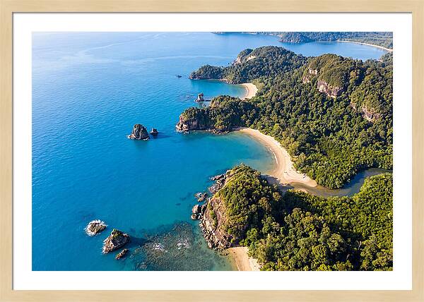 Bako National Park Coastline Aerial View