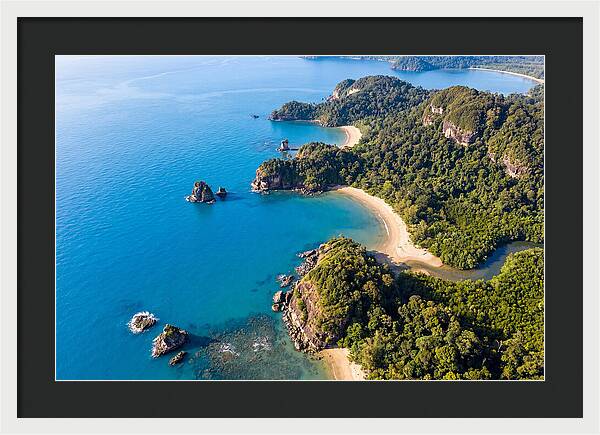 Bako National Park Coastline Aerial View