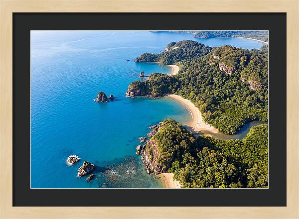 Bako National Park Coastline Aerial View