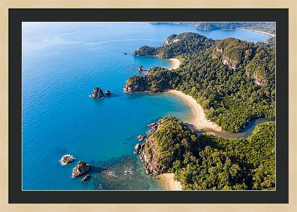 Bako National Park Coastline Aerial View
