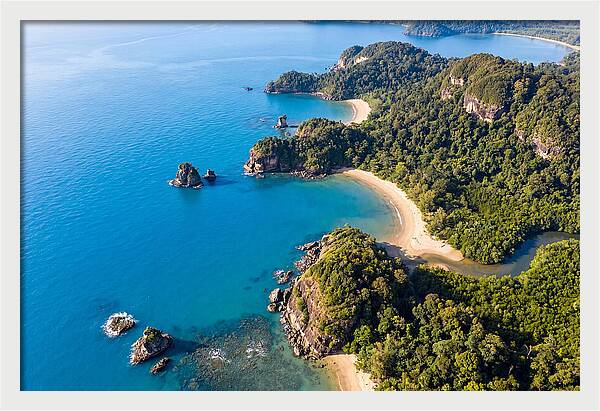 Bako National Park Coastline Aerial View
