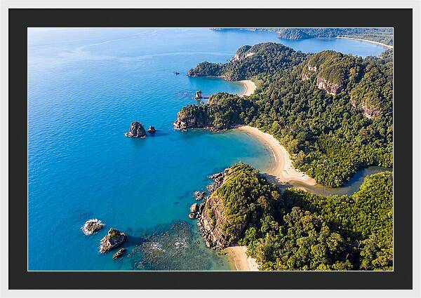 Bako National Park Coastline Aerial View