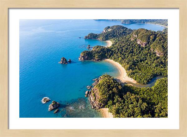 Bako National Park Coastline Aerial View