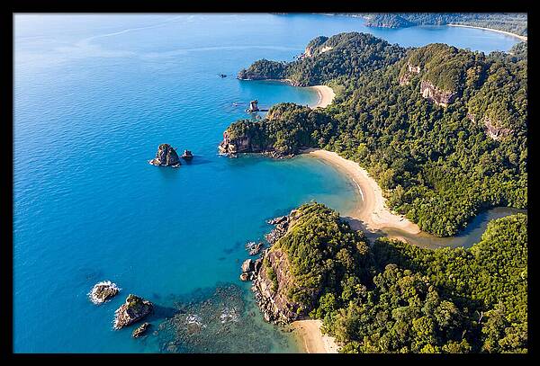 Bako National Park Coastline Aerial View