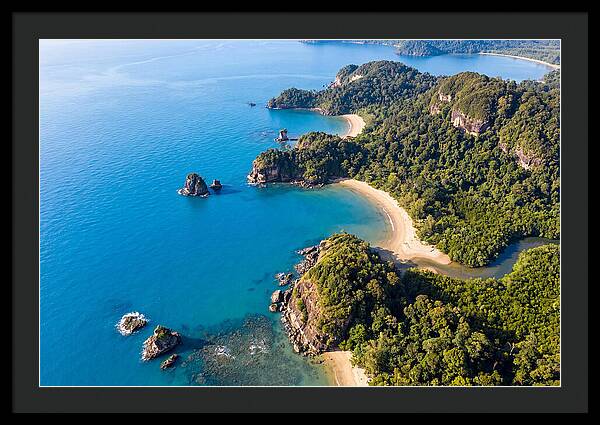 Bako National Park Coastline Aerial View