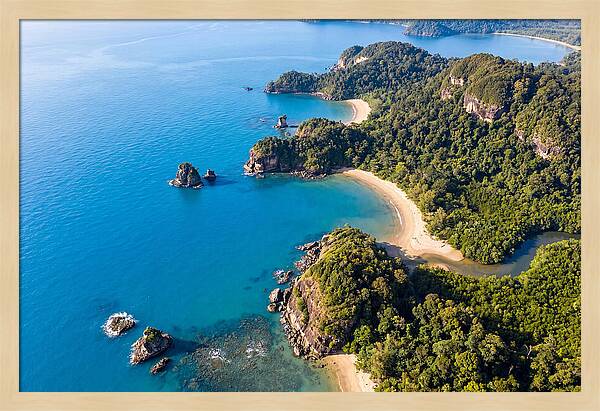 Bako National Park Coastline Aerial View