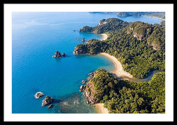 Bako National Park Coastline Aerial View