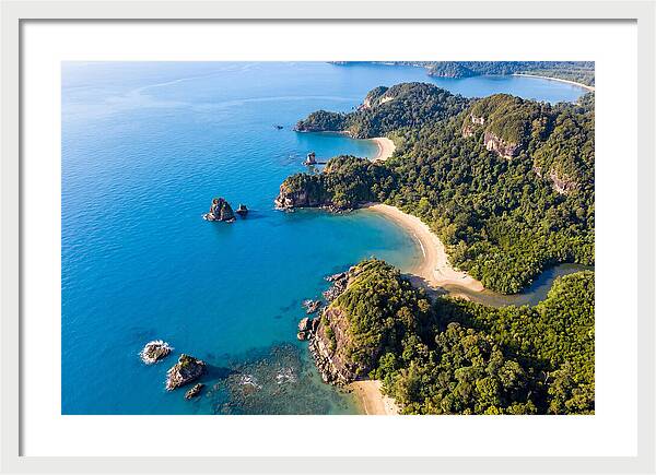 Bako National Park Coastline Aerial View