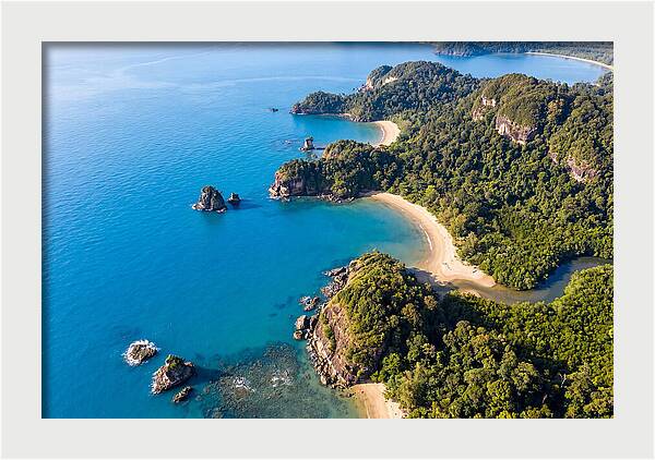Bako National Park Coastline Aerial View