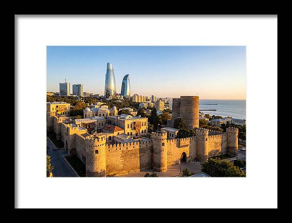 Bakus Old City Meets Modern Skyline
