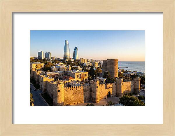 Bakus Old City Meets Modern Skyline