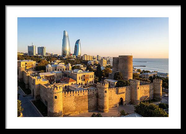 Bakus Old City Meets Modern Skyline