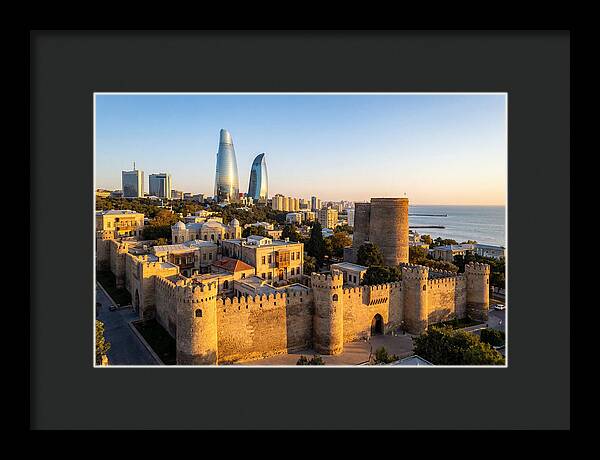 Bakus Old City Meets Modern Skyline