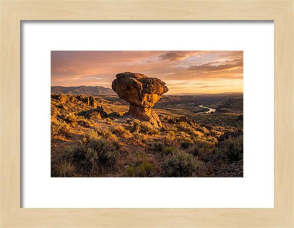 Balanced Rock At Sunset