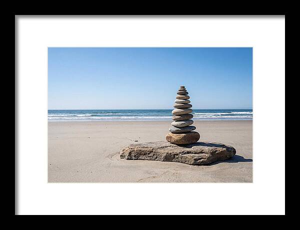 Balancing Serenity On The Shore