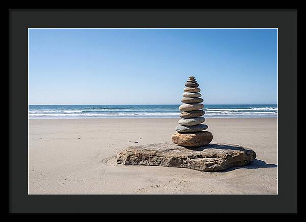 Balancing Serenity On The Shore
