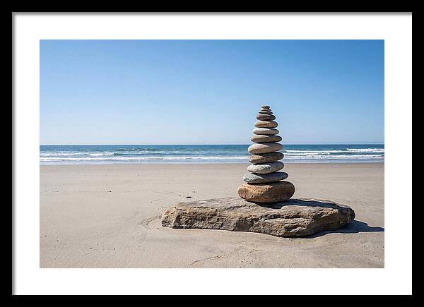 Balancing Serenity On The Shore