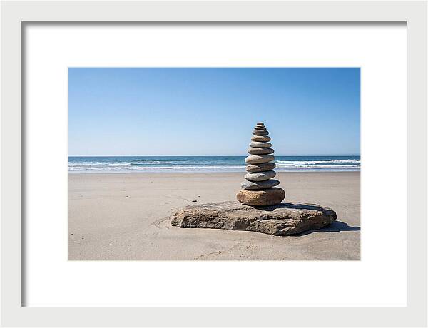 Balancing Serenity On The Shore
