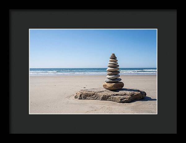 Balancing Serenity On The Shore