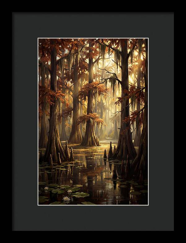 Bald Cypress In Autumn Glow
