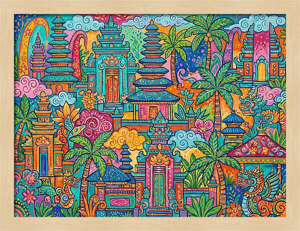 Balinese Temple Vibrance