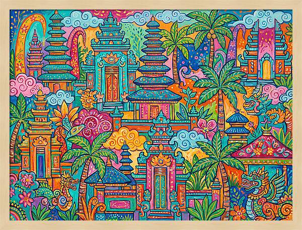 Balinese Temple Vibrance