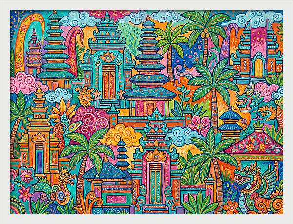 Balinese Temple Vibrance