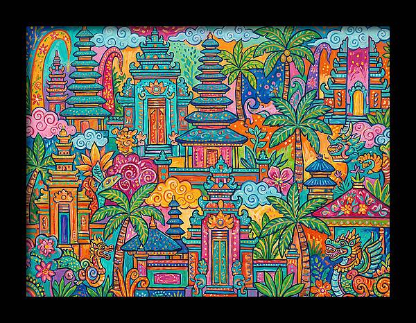 Balinese Temple Vibrance