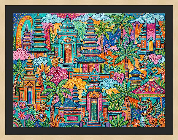 Balinese Temple Vibrance