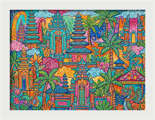 Balinese Temple Vibrance