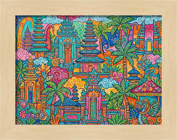 Balinese Temple Vibrance