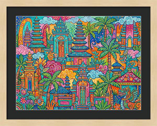 Balinese Temple Vibrance