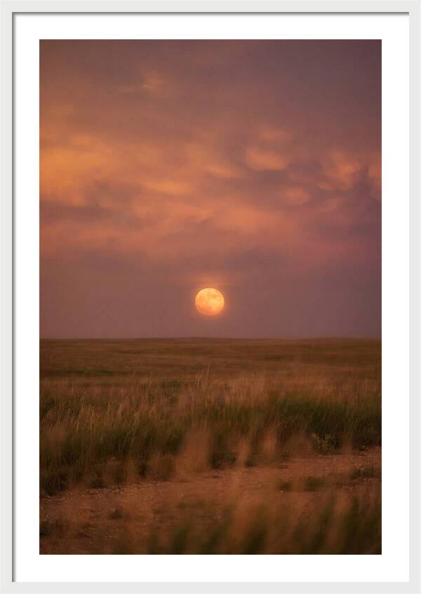 Ball Lightning Over Prairie
